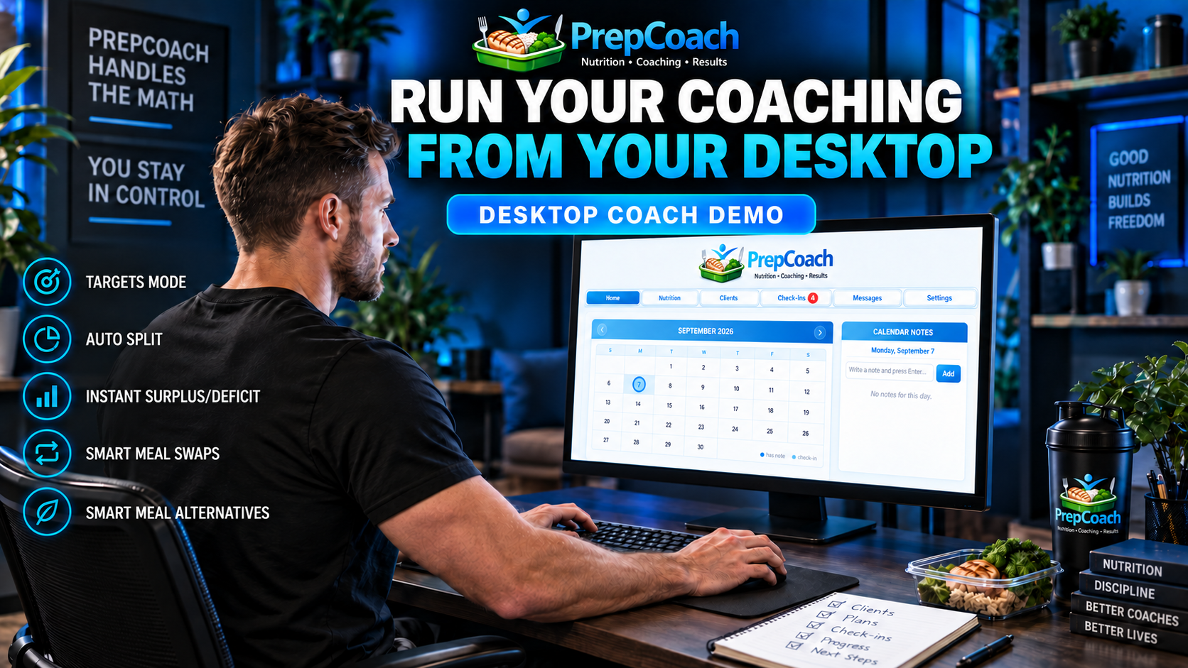 PrepCoach Desktop Coach Demo — Run Your Coaching From Your Desktop