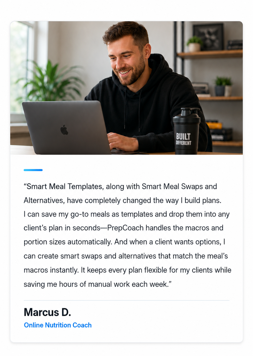 Marcus D., Online Nutrition Coach