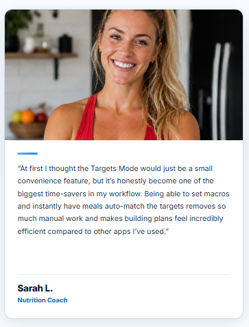 Sarah L., Nutrition Coach